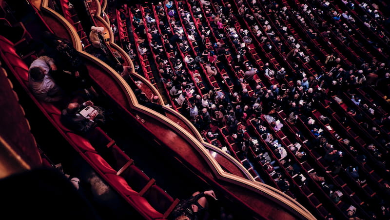 Evento de empresa en un teatro