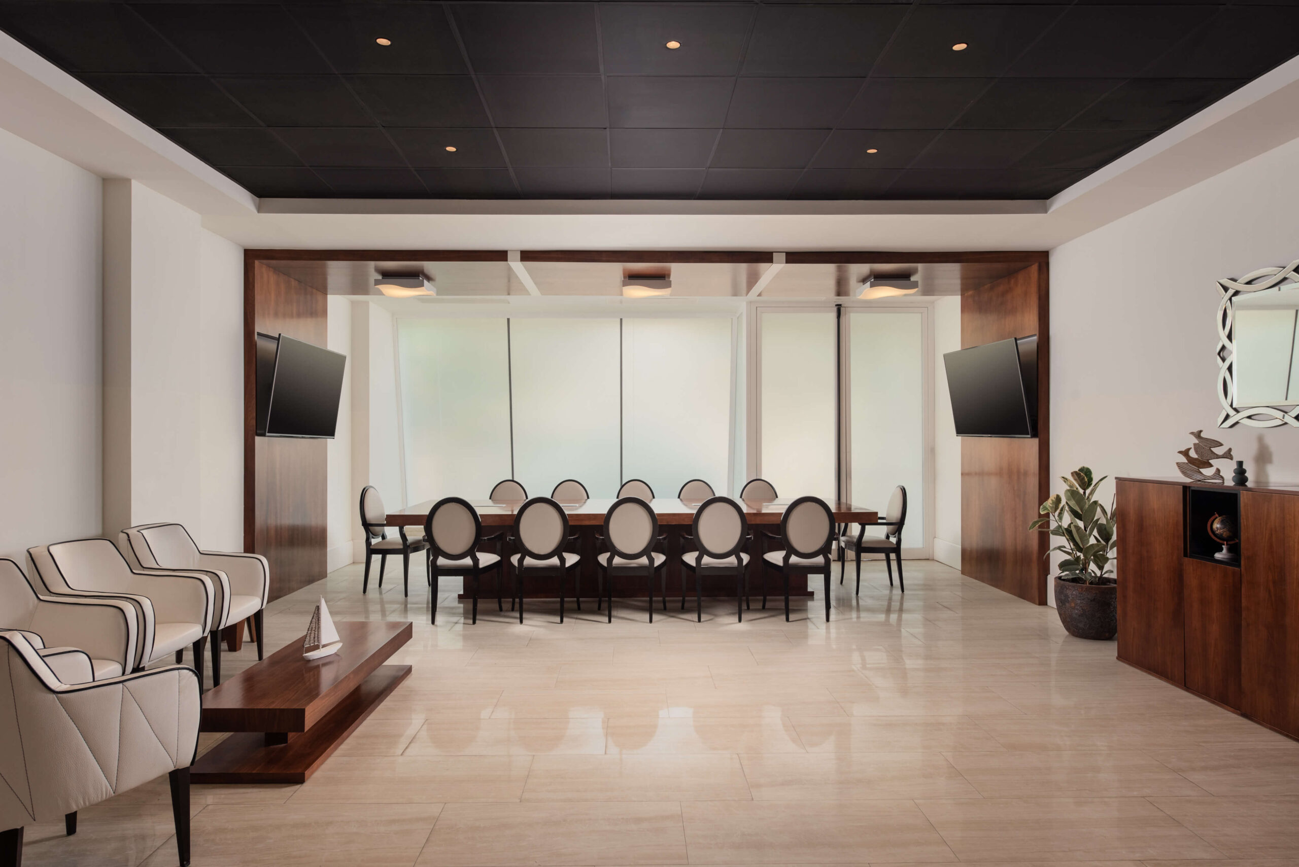 Furnished Boardroom with Chairs and Tables in Four Points Costa Blanca